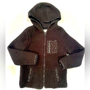 ⭐️HP⭐️Cat & Jack Plush Fleece Jacket L 10-12
